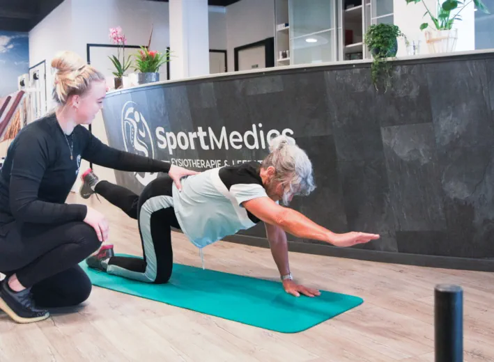 Nekklachten, trainen van de basis.